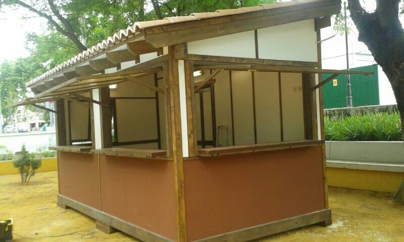 Kiosco de madera